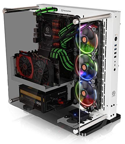 Thermaltake Core P3 TG Snow Edition ATX Mid Tower White Tempered Glass image