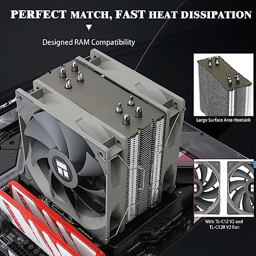 Thermalright Assassin Spirit V2 Air 154mm 66.17 CFM Gray image