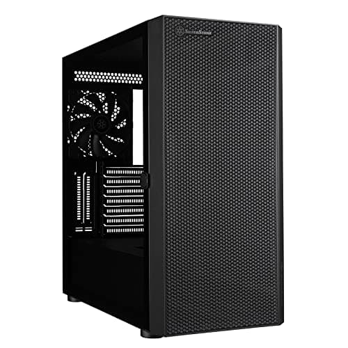 Silverstone SETA H1 ATX Mid Tower Black Tempered Glass Side Panel image