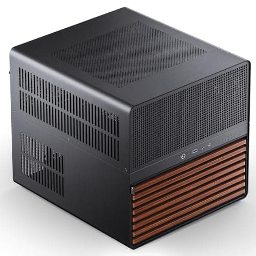 Jonsbo N5 ATX Full Tower Black / Brown Mesh Side Panel with USB 3.2 Gen 2 Type-C and USB 3.2 Gen 1 Type-A image