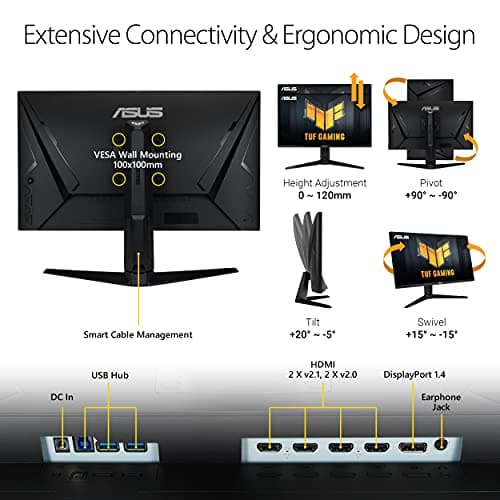 Asus TUF Gaming VG28UQL1A 28" 4K 144Hz IPS Monitor image