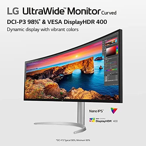 LG 49WQ95C-W 49" 5120x1440 144Hz Nano IPS Curved Monitor image