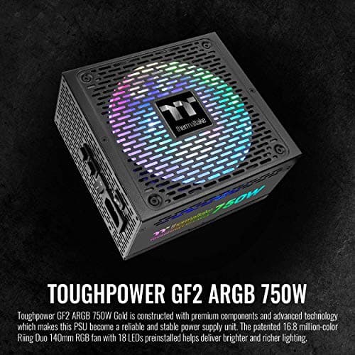 Thermaltake Toughpower GF2 ARGB 750W Fully Modular 80+ Gold Certified image