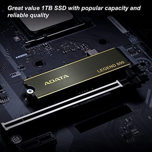 ADATA Legend 800 1TB SSD M.2-2280 PCIe 4.0 X4 NVMe image