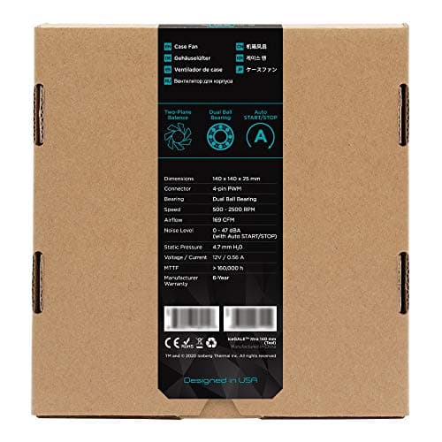 Iceberg Thermal IceGALE Xtra 140mm Teal PWM 2-Pack image