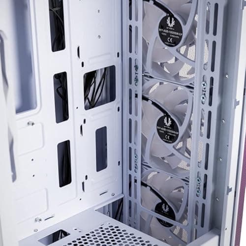 BitFenix Nova Mesh SE ATX Mid Tower White / Purple with Tempered Glass Side Panel and USB 3.2 Gen 1 Type-A image