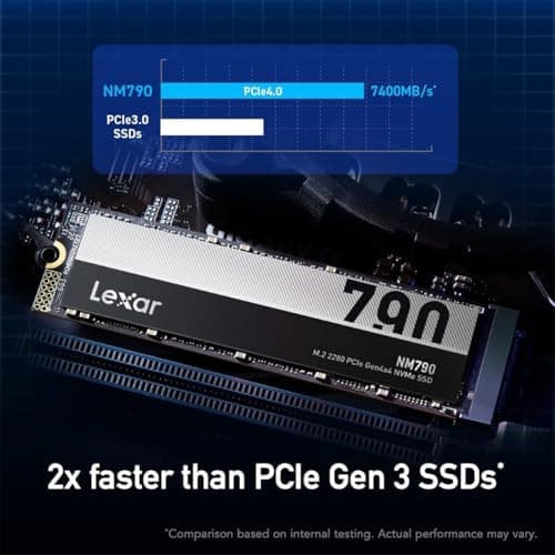 Lexar NM790 4TB SSD M.2-2280 PCIe 4.0 x4 NVMe image