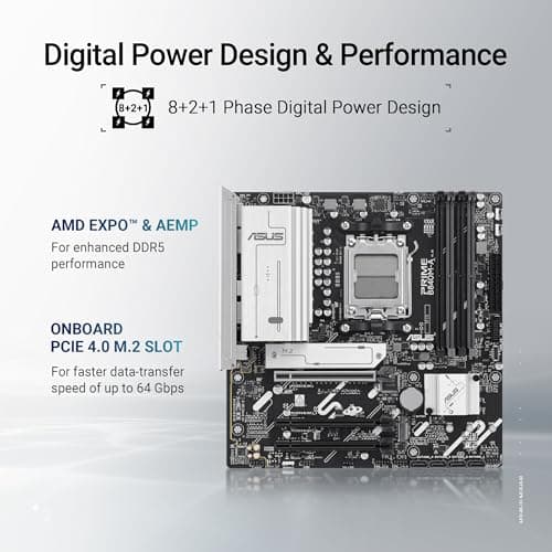 Asus B840 PRIME B840M-A-CSM AM5 DDR5 Micro ATX image