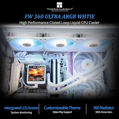 Thermalright Frozen Warframe ULTRA ARGB Water 360mm White image