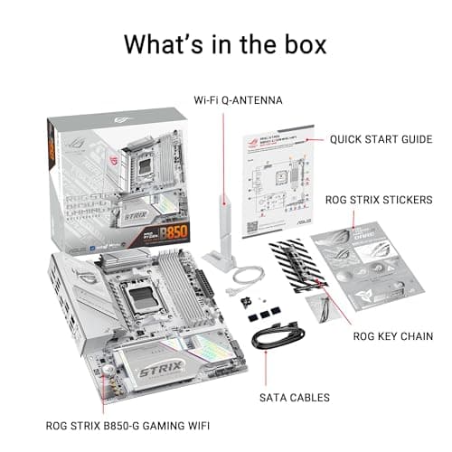 Asus B850 ROG STRIX B850-G GAMING WIFI AM5 DDR5 Micro ATX image