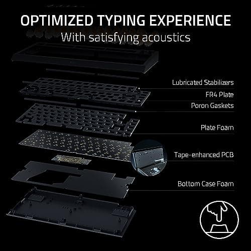 Razer BlackWidow V4 75% RGB Wired Mini Gaming Keyboard image