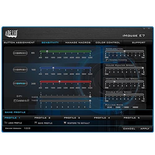 Adesso iMouse E7 Wired Optical Mouse image