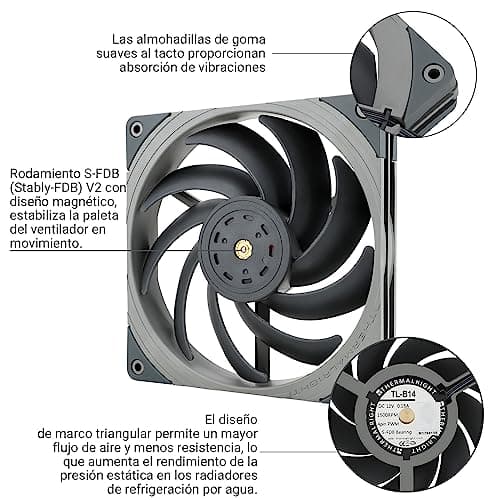 Thermalright TL-B14 140mm Gray PWM image