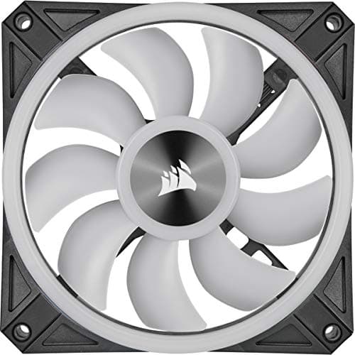 Corsair iCUE QL140 140mm Black PWM RGB 50.2 CFM 2-Pack image