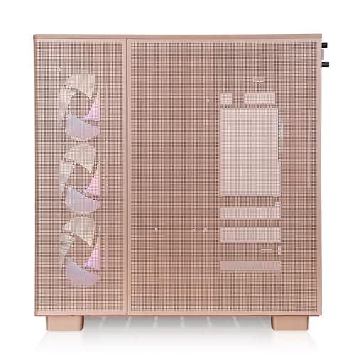 Thermaltake View 380 XL ATX Mid Tower Red / Copper Tempered Glass ARGB (Gravel Sand) image