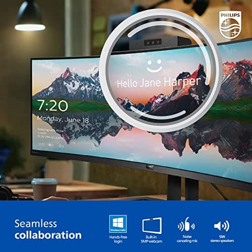 Philips 34E1C5600HE 34" 1440p 100Hz VA Curved Monitor image