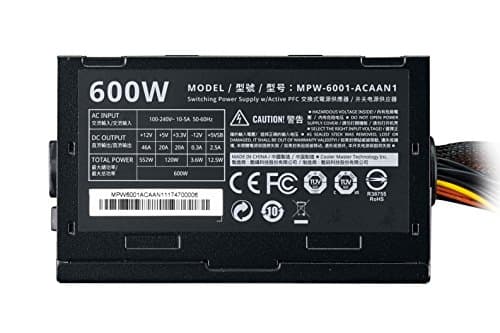 Cooler Master Elite V3 Black 600W Non-Modular 80+ image