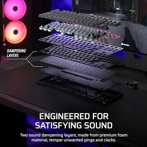 Corsair K70 PRO TKL ABS RGB Wired Gaming Keyboard image