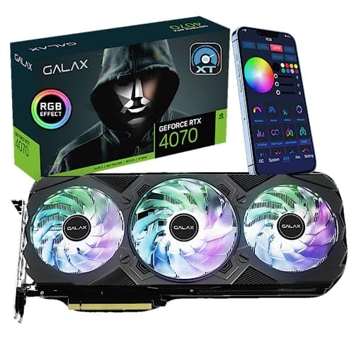GALAX EX Gamer GeForce RTX 4070 12GB GDDR6X White main image