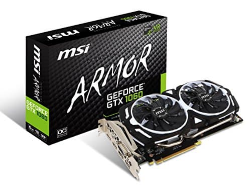 MSI GeForce GTX 1060 6GB ARMOR OCV1 6GB GDDR5 Black / White image