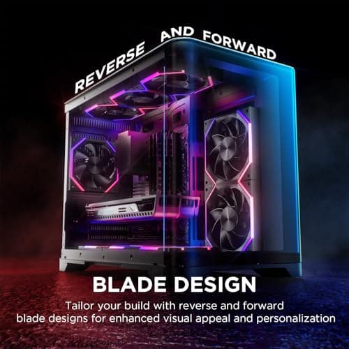 Asiahorse NYOTA 120mm Case Fan Black Reverse Blade image