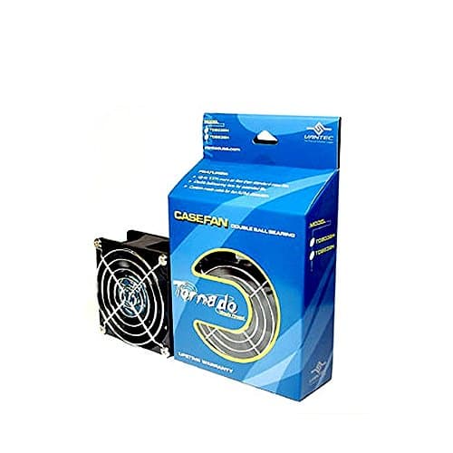 Vantec Tornado 80mm Black 84.1 CFM main image