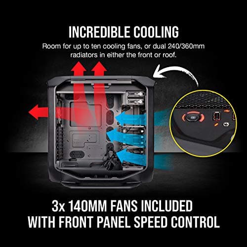 Corsair Graphite Series 780T (CC-9011063-WW) Black Steel ATX Full Tower PC Case ATX (not included) Power Supply image