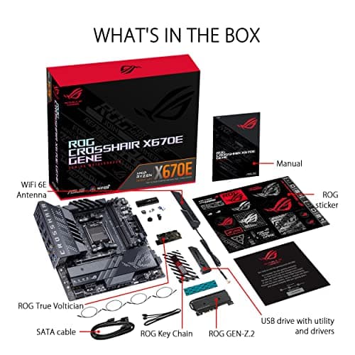 ASUS ROG CROSSHAIR X670E GENE Micro ATX Motherboard image