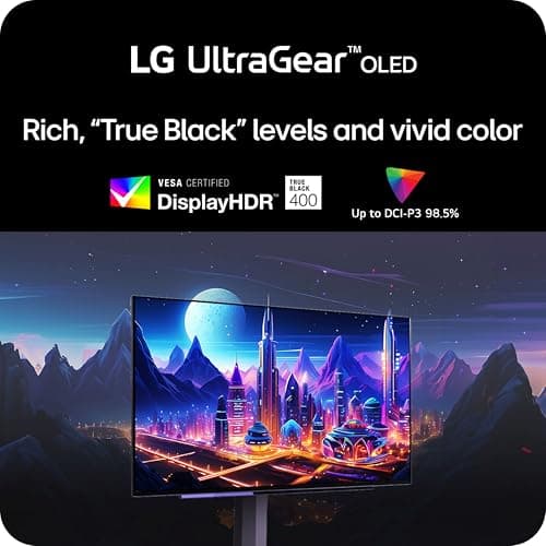 LG 27GS95QE-B 27" 1440p 240Hz OLED Monitor image