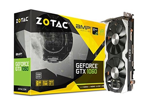 Zotac AMP GeForce GTX 1060 6GB GDDR5 Black / Silver main image