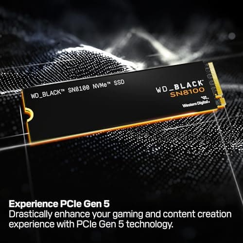 Western Digital WD_BLACK SN8100 1TB SSD M.2-2280 PCIe 5.0 x4 NVMe image