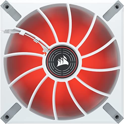 Corsair ML140 LED ELITE Premium 140mm White Red LED PWM 82.9 CFM image