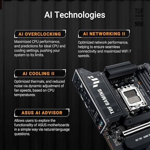 Asus X870E-PLUS TUF GAMING WIFI7 AM5 DDR5 ATX image