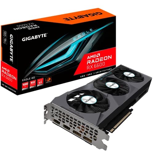 Gigabyte EAGLE Radeon RX 6600 8GB GDDR6 Black / Silver image