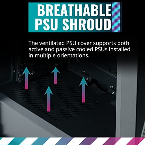 Cooler Master CMP 520 ATX Mid Tower Black Tempered Glass image