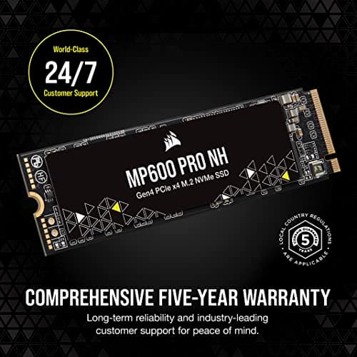 Corsair MP600 PRO NH 1TB M.2 SSD PCIe 4.0 NVMe image