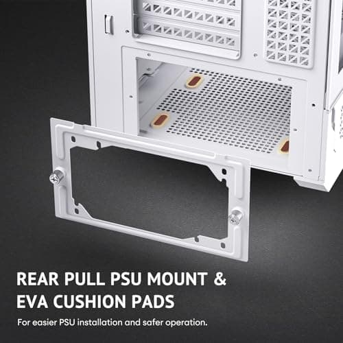 Antec C7 ATX Mid Tower White Tempered Glass Side Panel ARGB image