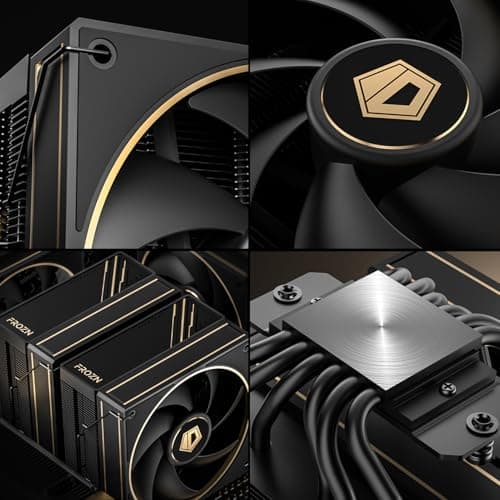 ID-COOLING FROZN A620 GDL Air 78 CFM 157mm Black / Gold image
