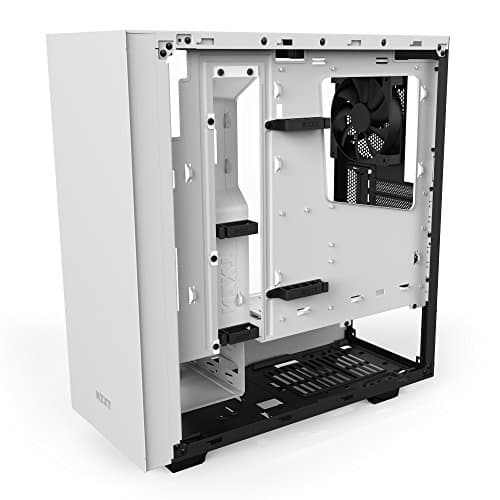 NZXT S340 Elite ATX Mid Tower White Tempered Glass Side Panel Front Panel USB 3.2 Gen 1 Type-A & USB 2.0 Type-A image