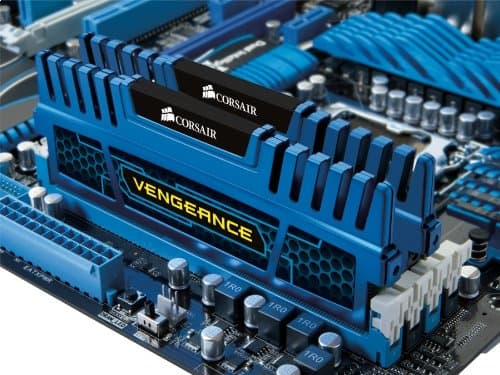 Corsair Vengeance Black / Blue DDR3-1600 CL9 8GB (2x4GB) image