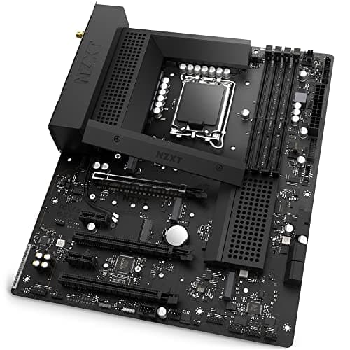 NZXT N5 Z690 Motherboard - N5-Z69XT-B1 - Intel Z690 chipset (Supports 12th Gen CPUs) - ATX Gaming Motherboard - Integrated I/O Shield - WiFi 6E connectivity - Bluetooth V5.2 - Black image