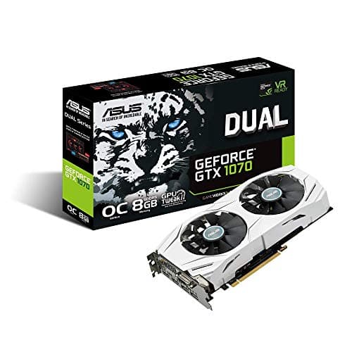 ASUS Dual GeForce GTX 1070 8GB GDDR5 PCI Express 3.0 SLI Support Video Card DUAL-GTX1070-O8G main image