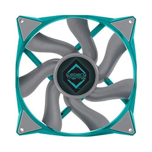 Iceberg Thermal IceGALE 140mm Teal 96 CFM PWM 2-Pack image