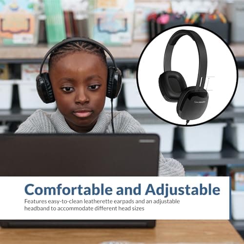 Cyber Acoustics ACM-62 Closed-Back Headphones image