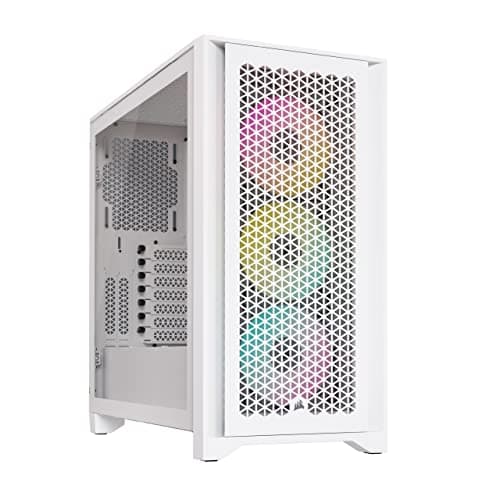 Corsair iCUE 4000D RGB AIRFLOW Mid-Tower  ATX Case - True White main image