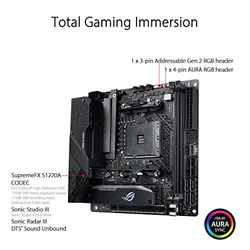 Asus B550 ROG STRIX B550-I GAMING AM4 DDR4 Mini ITX image