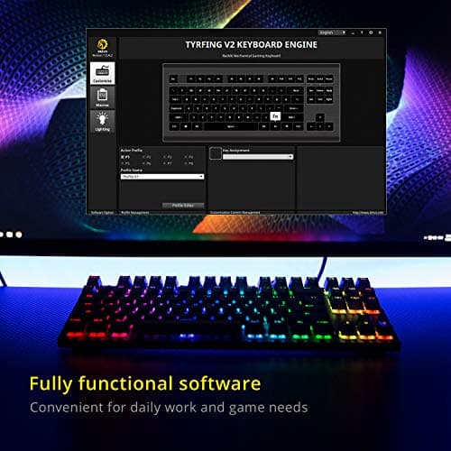 Drevo Tyrfing V2 RGB Wired Mechanical Gaming Keyboard image