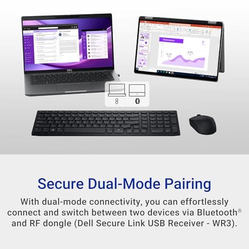 Dell KM5221W Wired/Wireless Standard Keyboard With Optical Mouse image