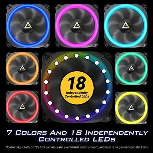 Antec SPARK 120mm Black RGB PWM 45.03 CFM 1-Pack image