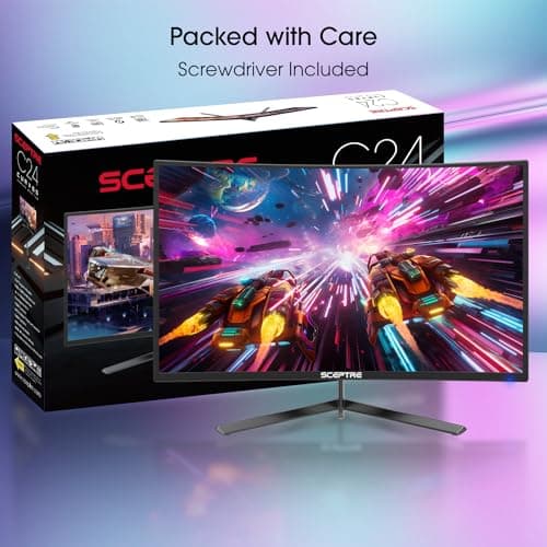 Sceptre C248B-FWT168 23.6" 1080p 165Hz VA Curved Monitor image